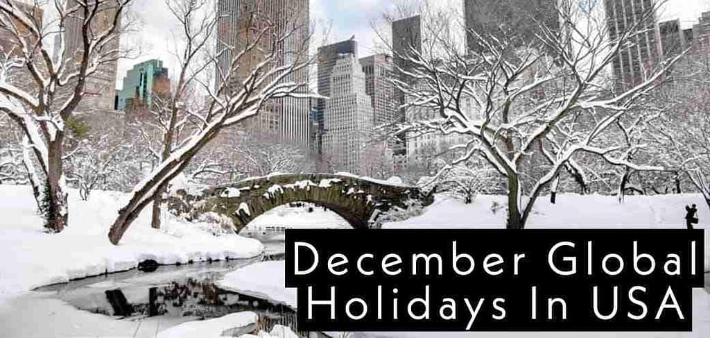 December Global Holidays In USA