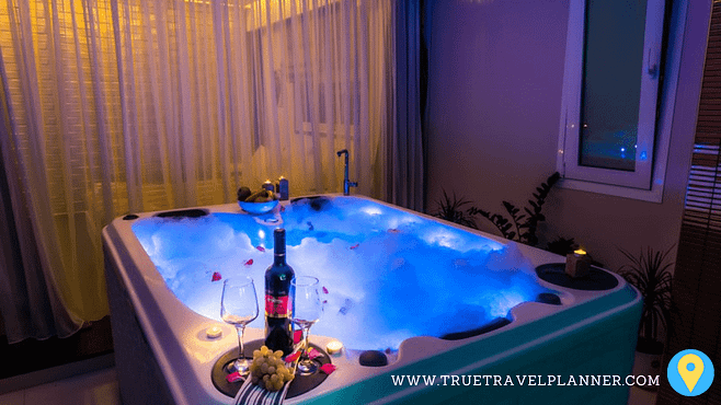 Romantic jacuzzi in-room Hotels