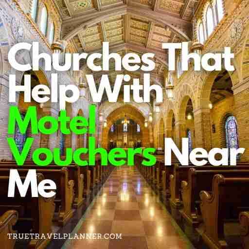 Churches that help with motel vouchers near me
